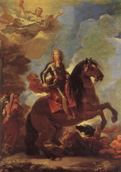 Luca Giordano Equestrian Portrait of Charles II oil painting image
